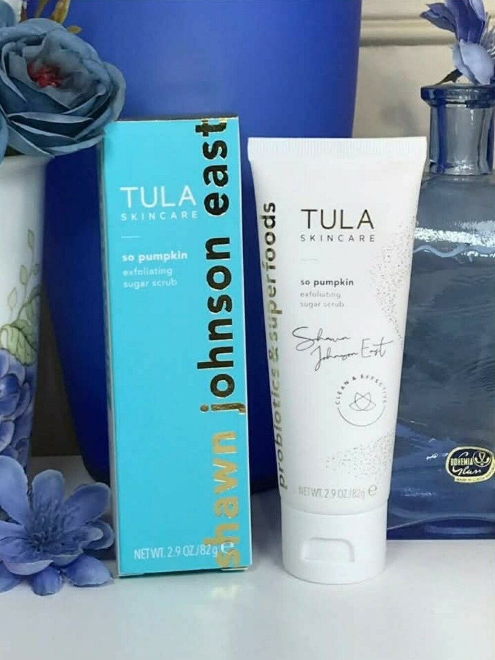 Tula So Pumpkin Exfoliating Facial Sugar Scrub LE Full Size 80g *BNIB!